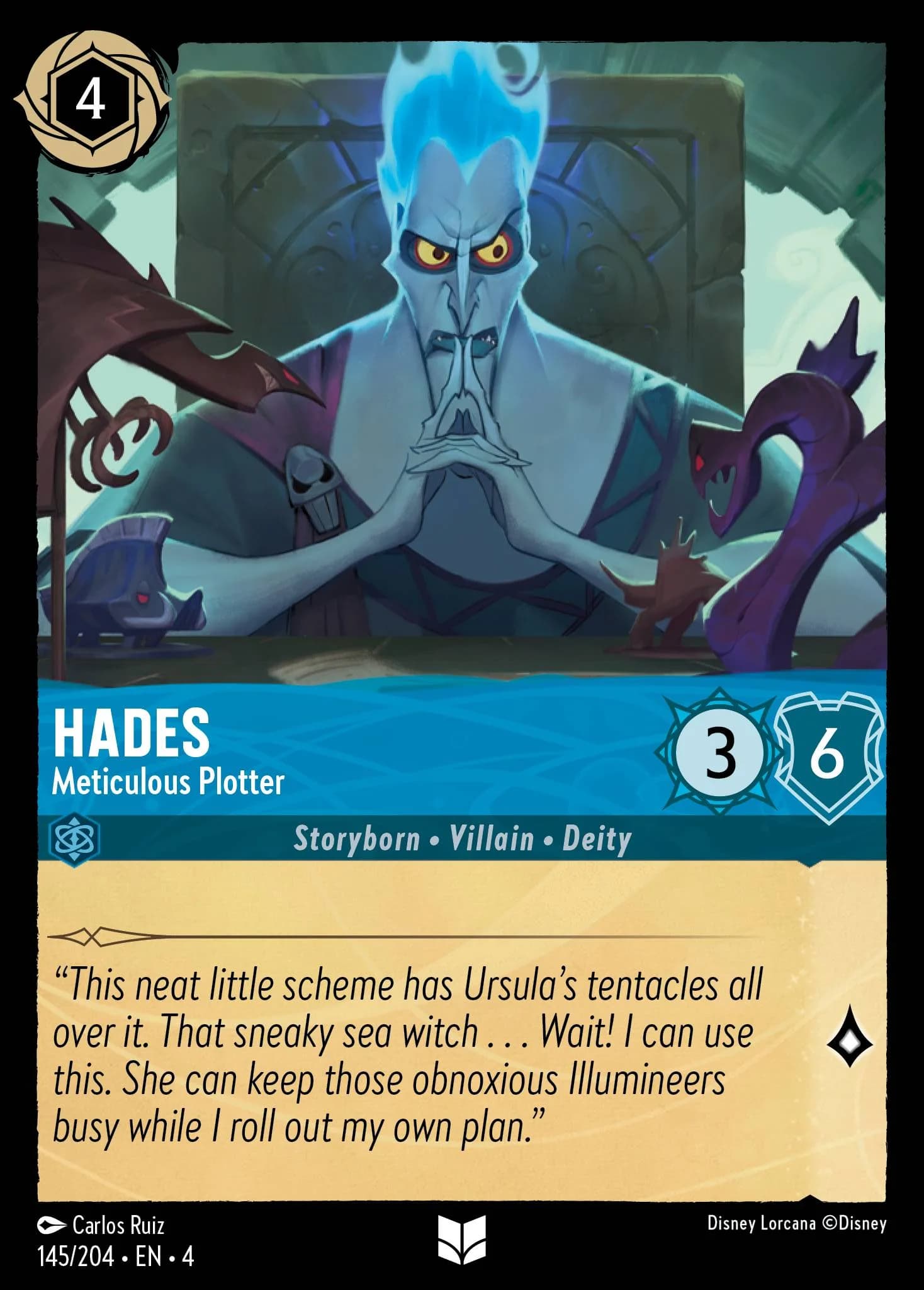 Hades - Meticulous Plotter 145/204 from Ursula's Return