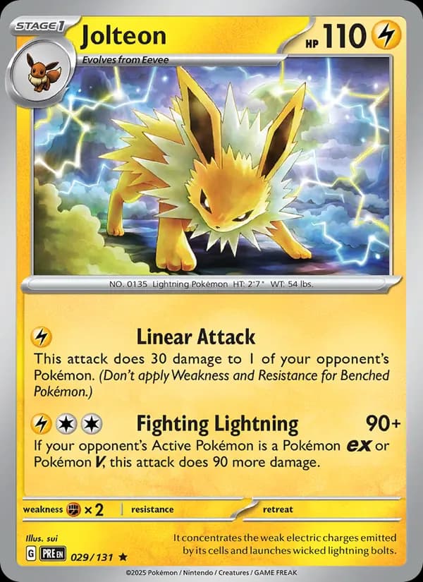 Jolteon 029/131 from Prismatic Evolutions