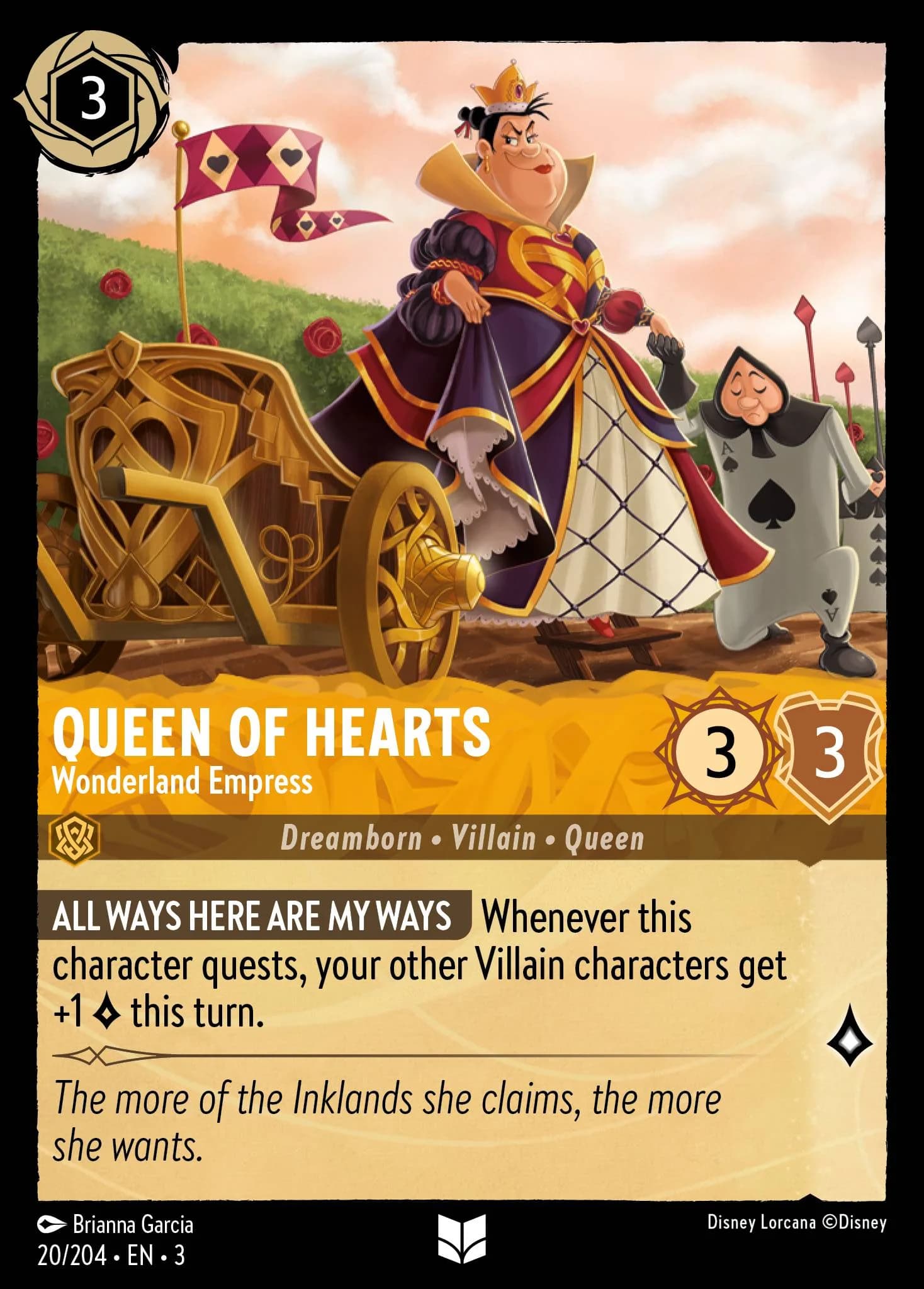 Queen of Hearts - Wonderland Empress 20/204 from Into the Inklands