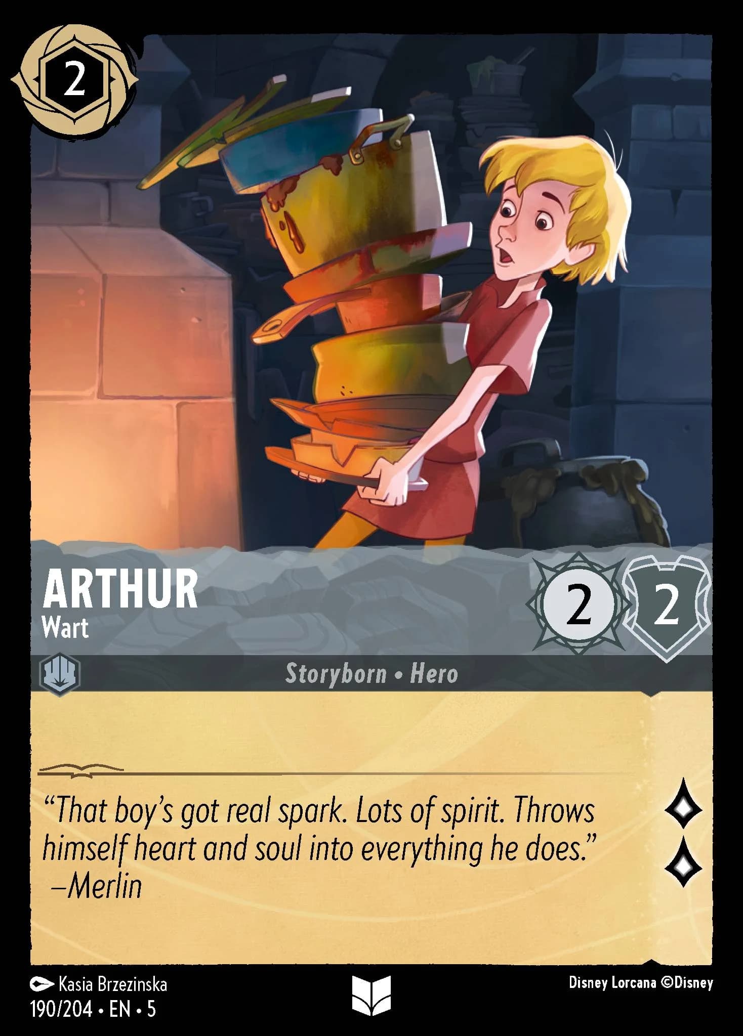 Arthur - Wart 190/204 from Shimmering Skies