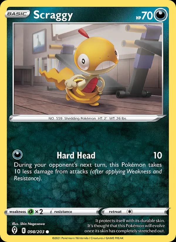 Scraggy 98/203 from Evolving Skies