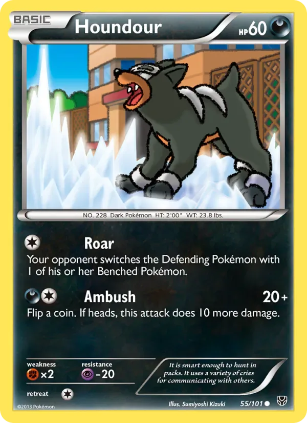 Houndour 55/101 from Plasma Blast