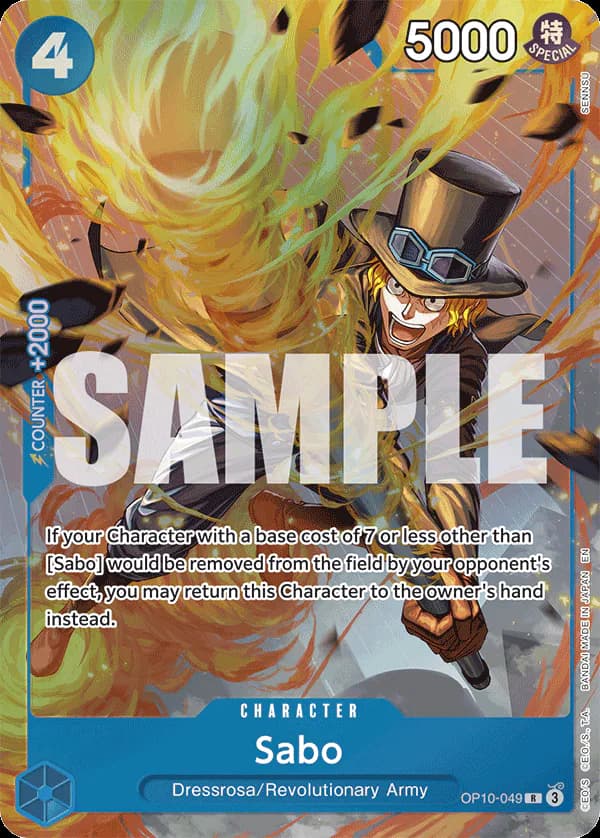 Sabo OP10-049 Official alternate printing 1