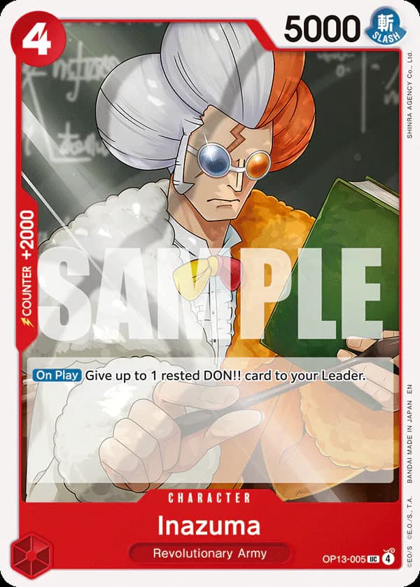 Inazuma OP13-005 Official alternate printing r1