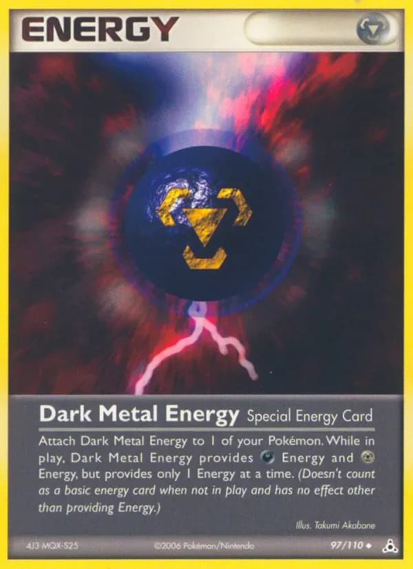Dark Metal Energy 97/110 from EX Holon Phantoms