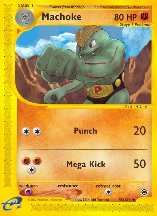 Machoke 85/165 from Expedition Base Set