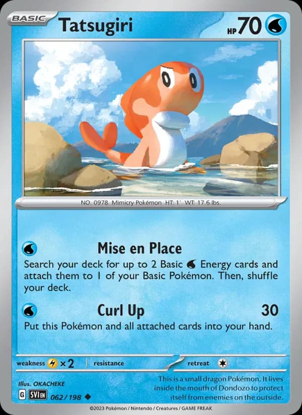 Tatsugiri 062/198 from Scarlet & Violet Base Set