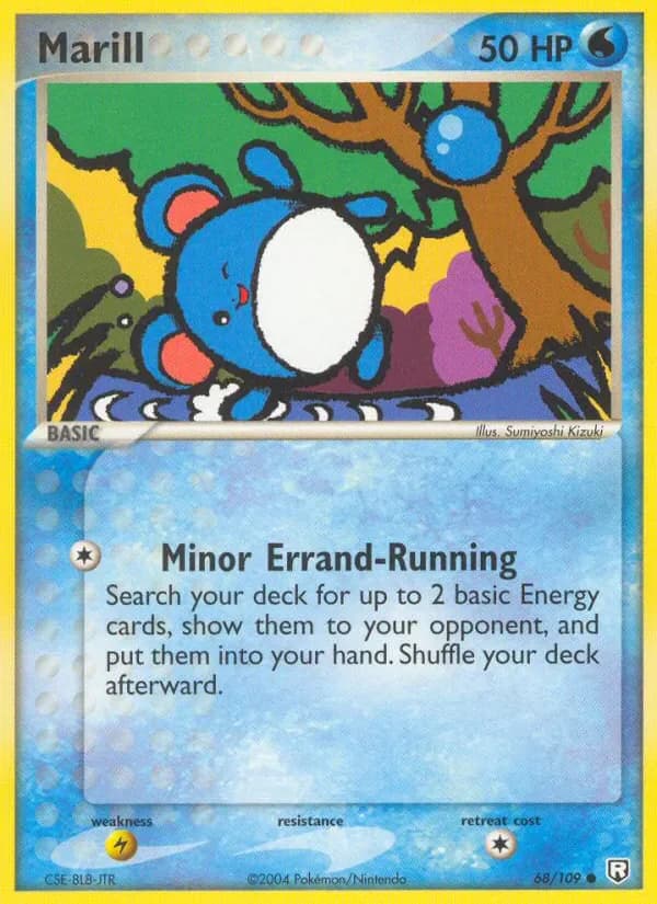 Marill 68/109 from EX Team Rocket Returns