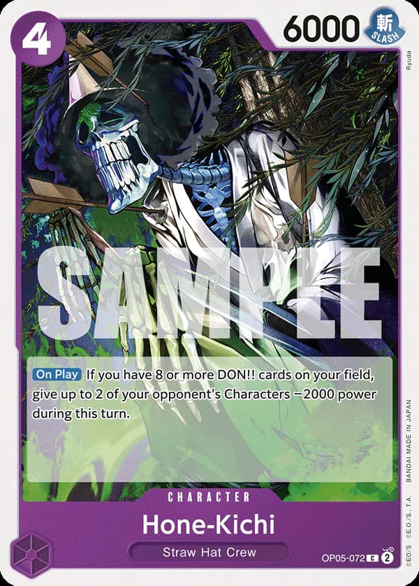 Hone-Kichi OP05-072 Official alternate printing r1