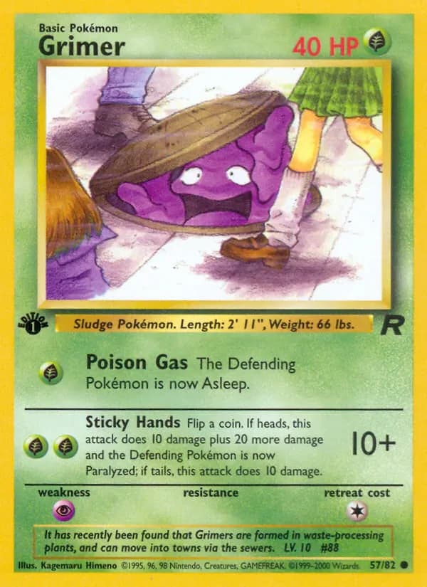 Grimer 57/82 from Team Rocket