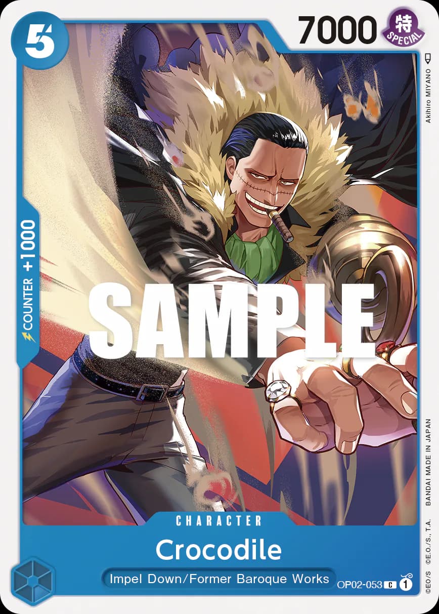 Crocodile OP02-053 Standard printing