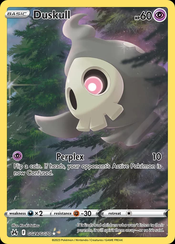 Duskull GG28/GG70 from Crown Zenith
