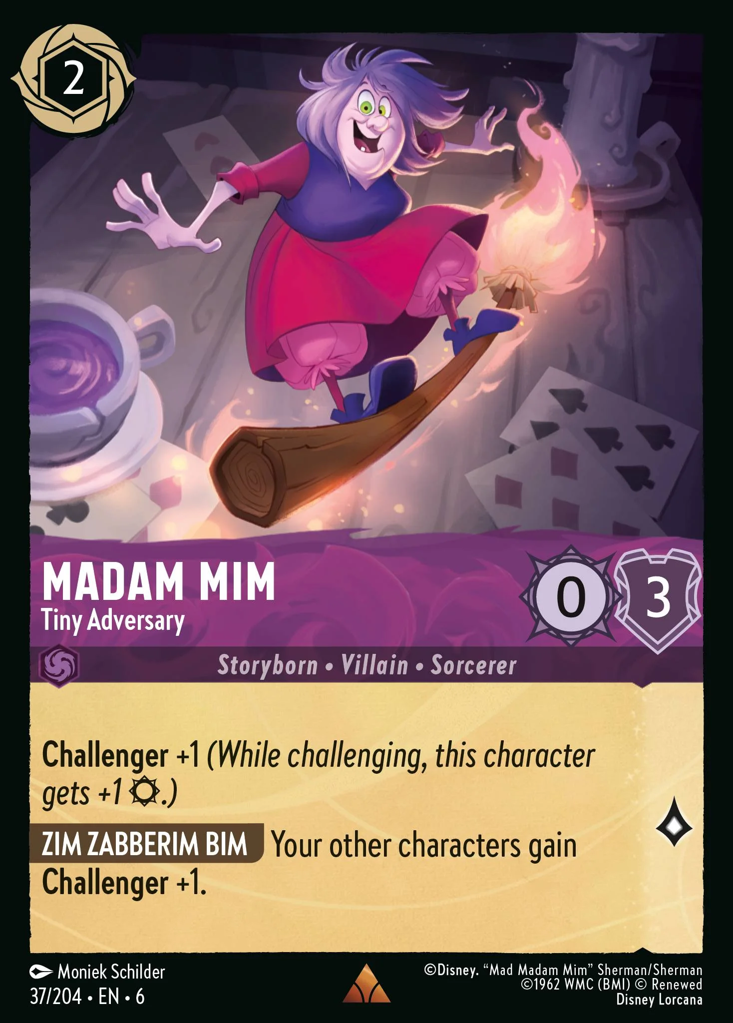 Madam Mim - Tiny Adversary 37/204 from Azurite Sea