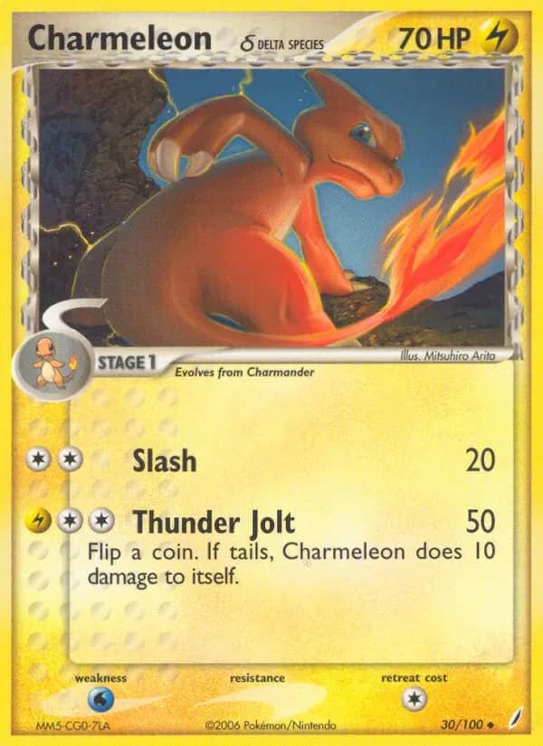 Charmeleon δ 30/100 from EX Crystal Guardians