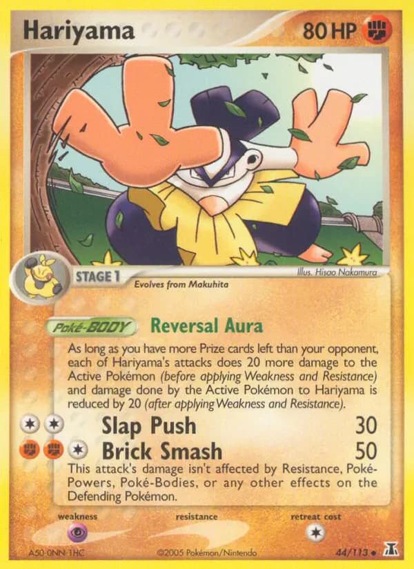 Hariyama 44/113 from EX Delta Species