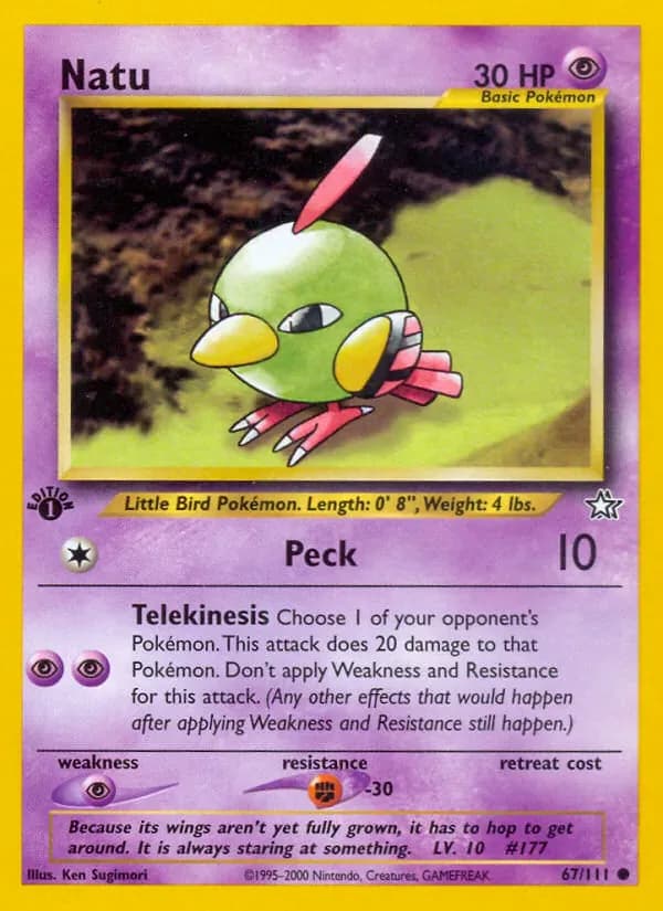 Natu 67/111 from Neo Genesis