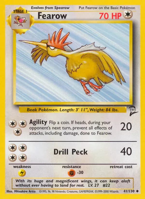 Fearow 41/130 from Base Set 2