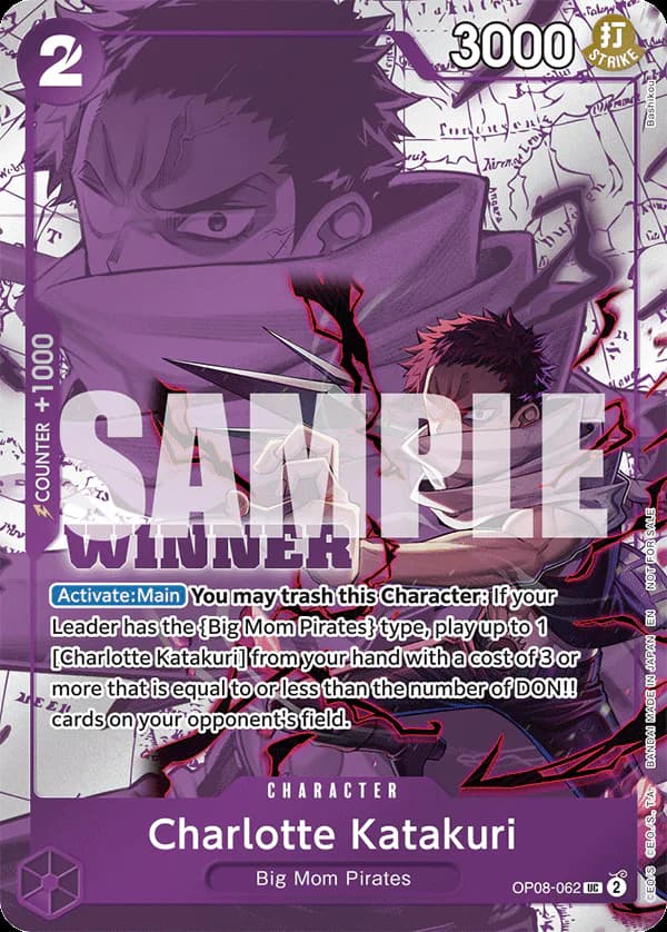 Charlotte Katakuri OP08-062 Official alternate printing 2