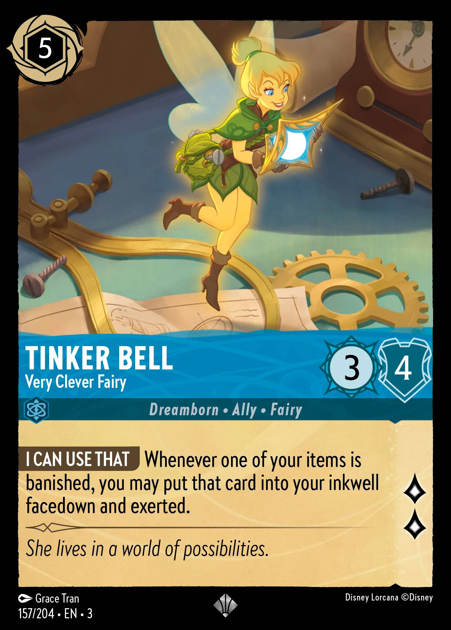 Tinker Bell - Very Clever Fairy 157/204 from Into the Inklands