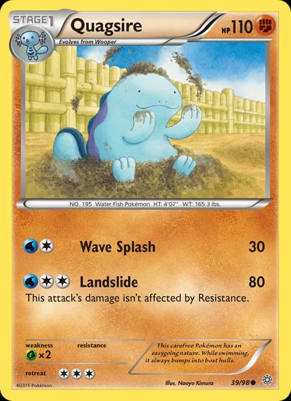 Quagsire 39/98 from Ancient Origins