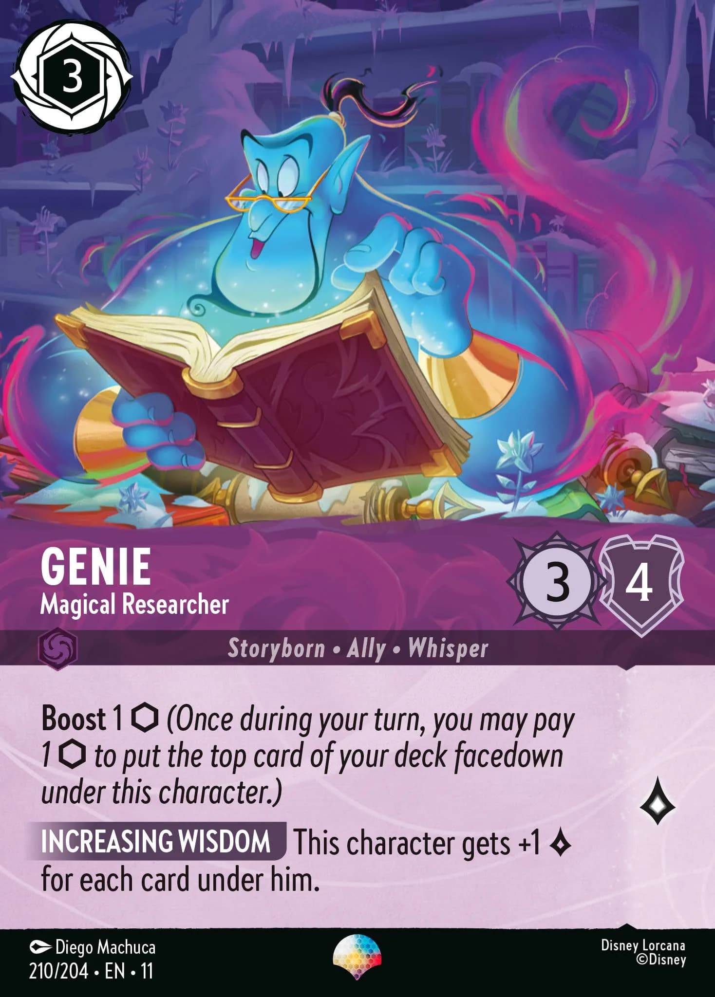 Genie - Magical Researcher 210/204 from Winterspell