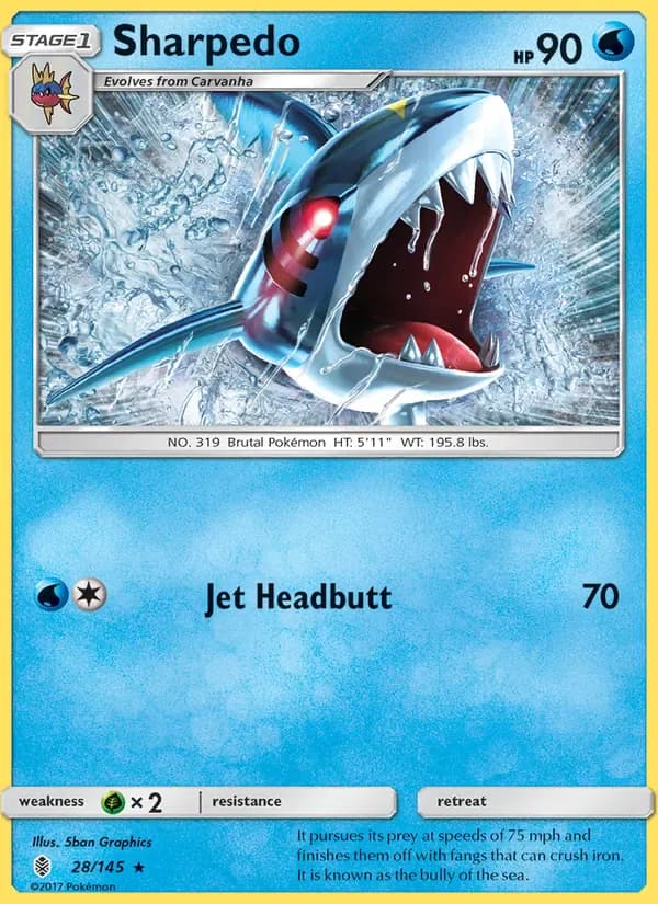 Sharpedo 28/145 from Guardians Rising