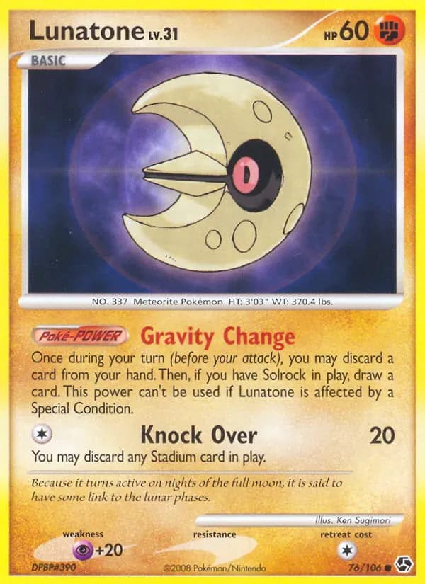 Lunatone 76/106 from Great Encounters