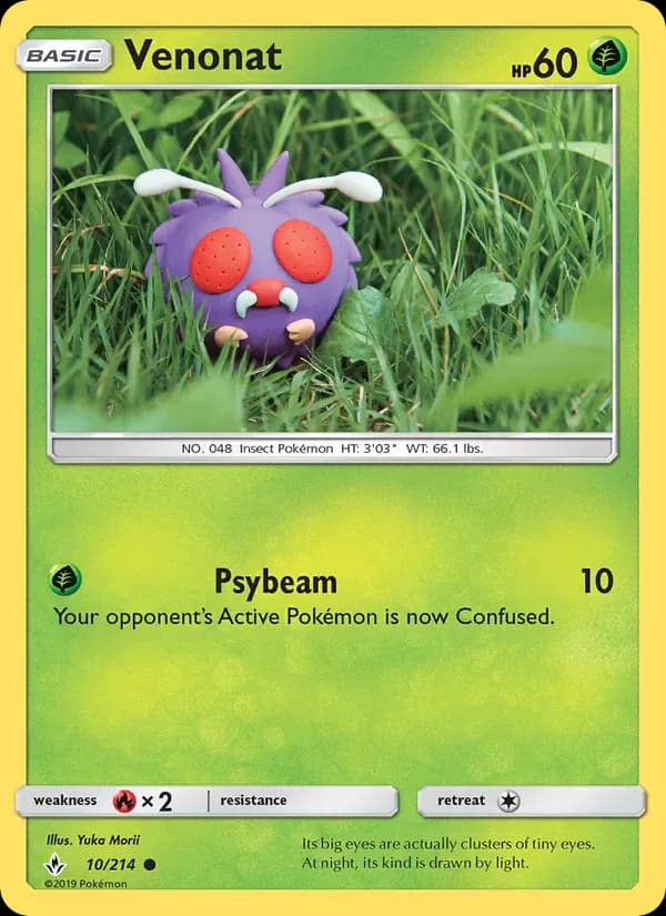 Venonat 10/214 from Unbroken Bonds