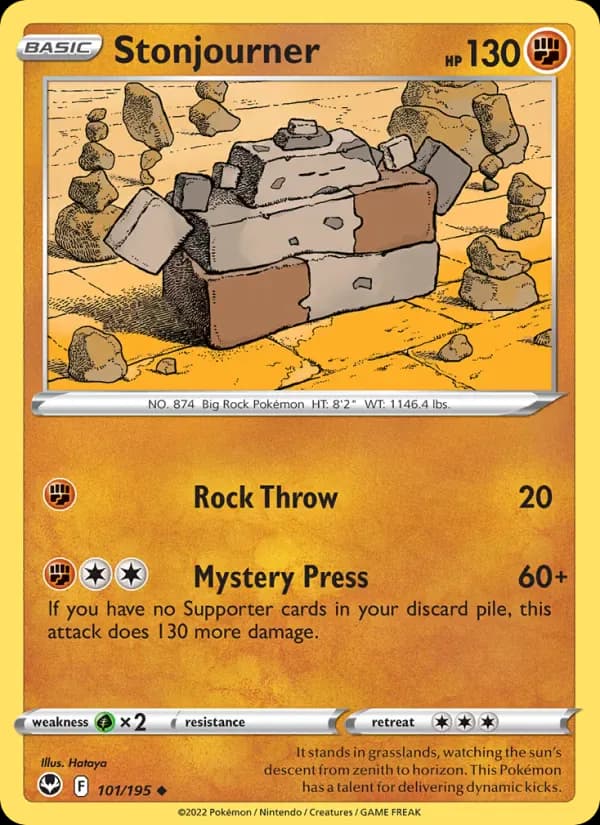 Stonjourner 101/195 from Silver Tempest