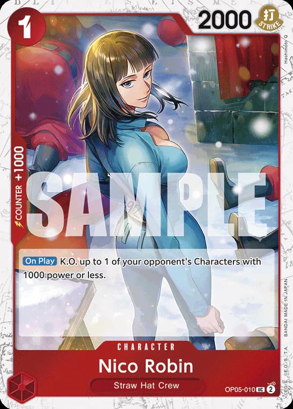 Nico Robin OP05-010 Official alternate printing 2