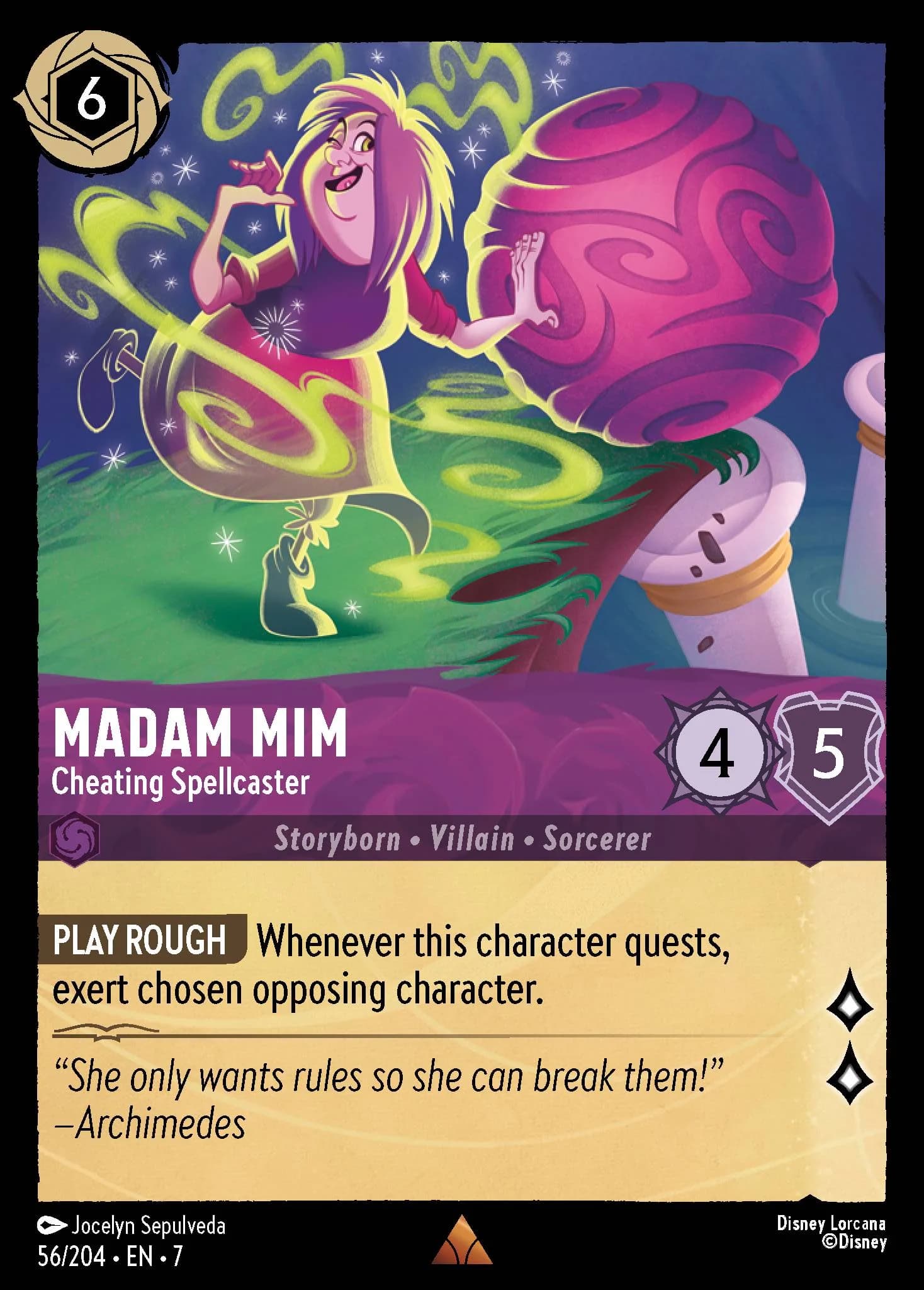 Madam Mim - Cheating Spellcaster 56/204 from Archazia's Island