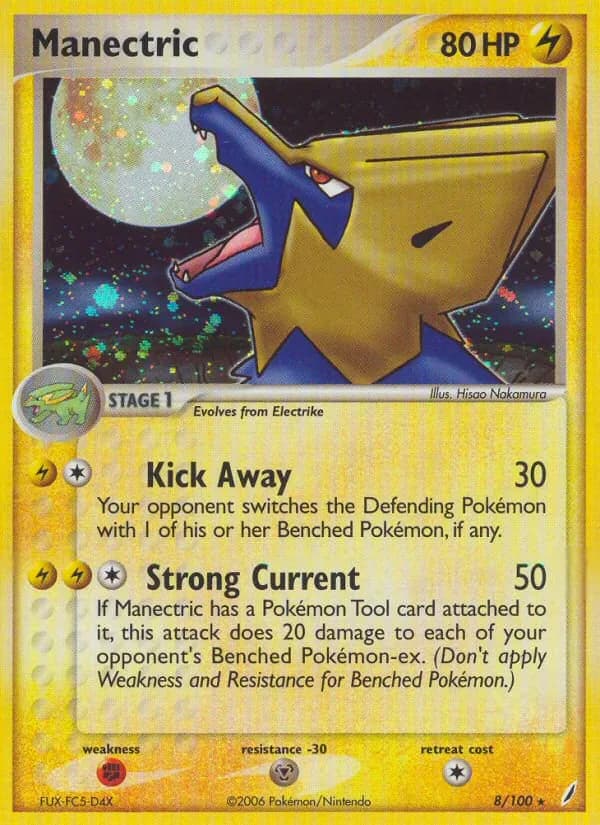 Manectric 8/100 from EX Crystal Guardians