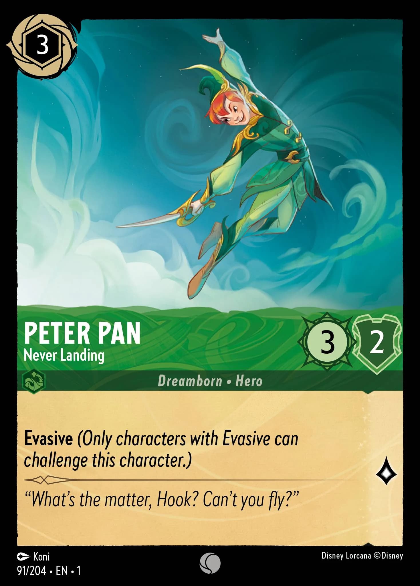 Peter Pan - Never Landing 91/204 from The First Chapter