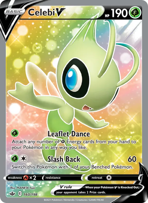 Celebi V 160/198 from Chilling Reign