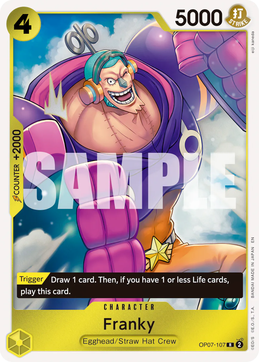 Franky OP07-107 Official alternate printing r1