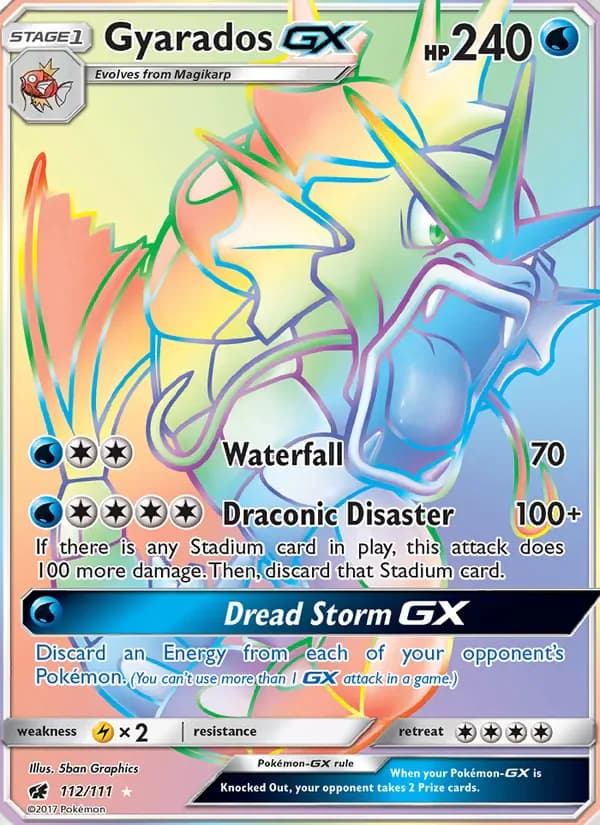 Gyarados GX 112/111 from Crimson Invasion