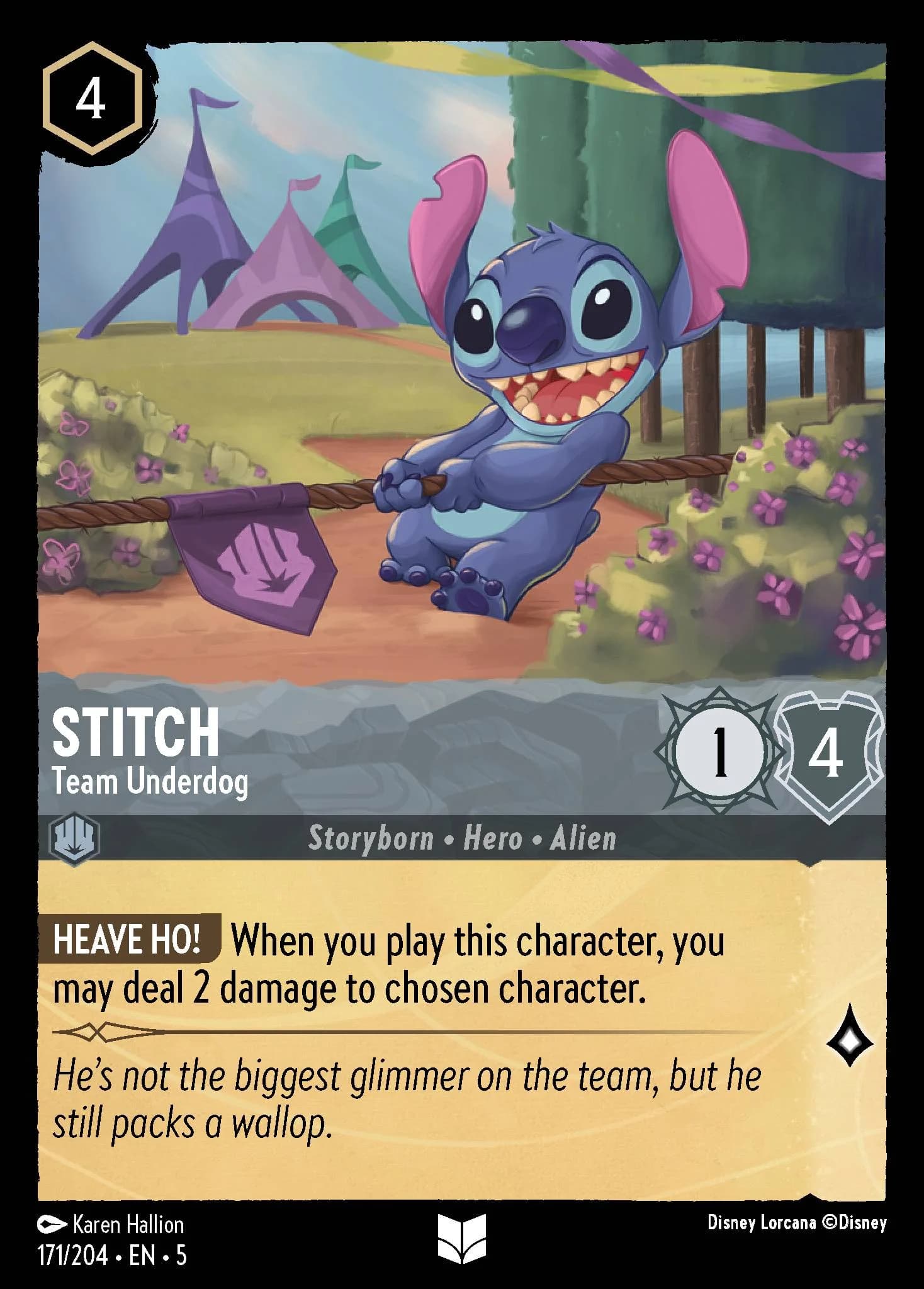 Stitch - Team Underdog 171/204 from Shimmering Skies