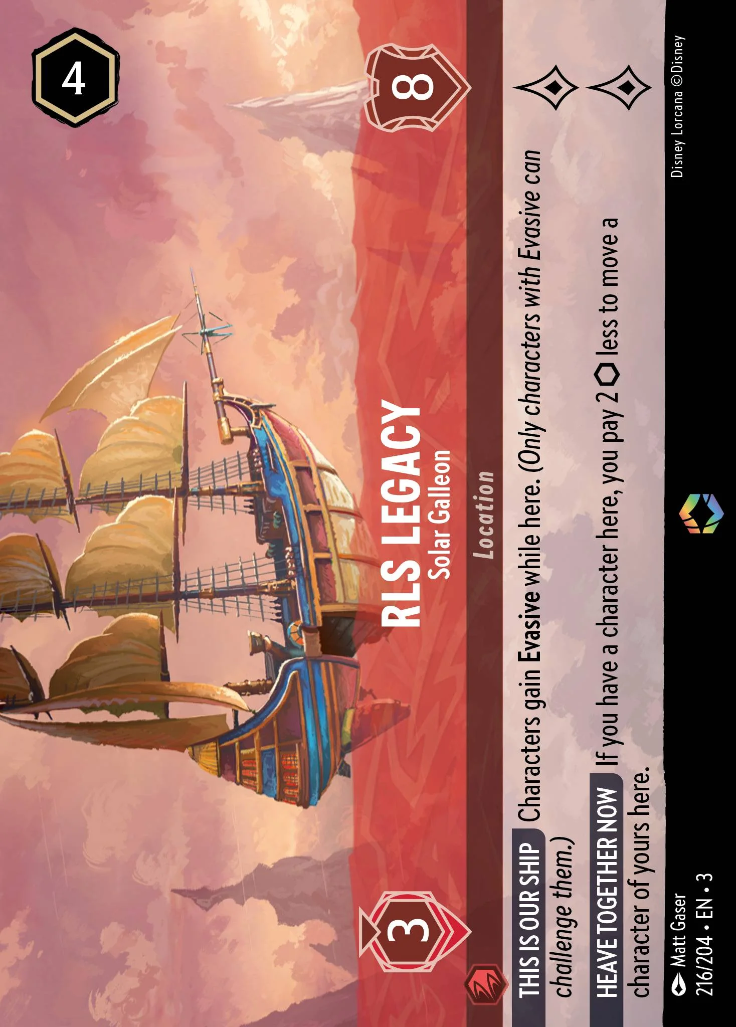 RLS Legacy - Solar Galleon 216/204 from Into the Inklands