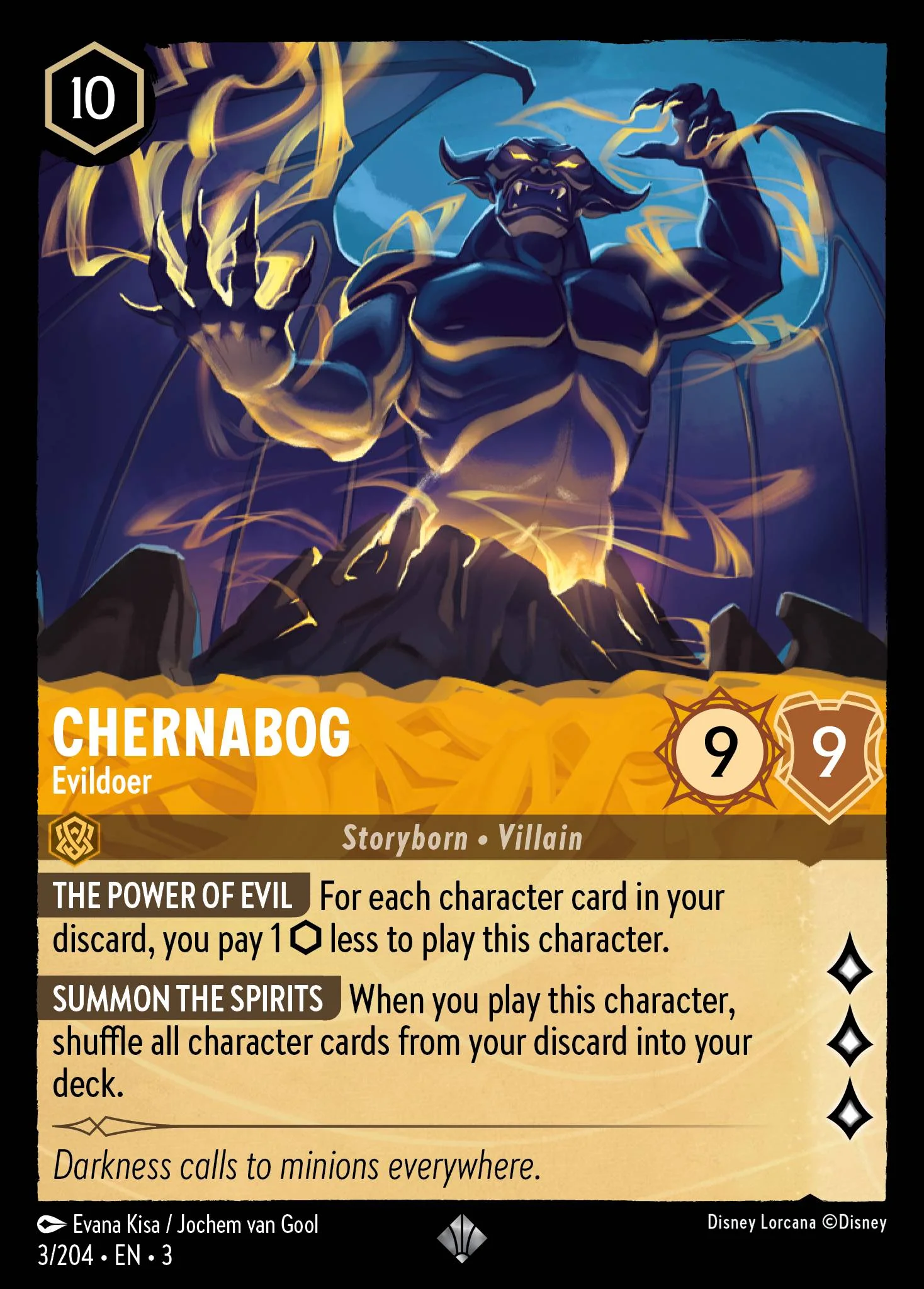 Chernabog - Evildoer 3/204 from Into the Inklands