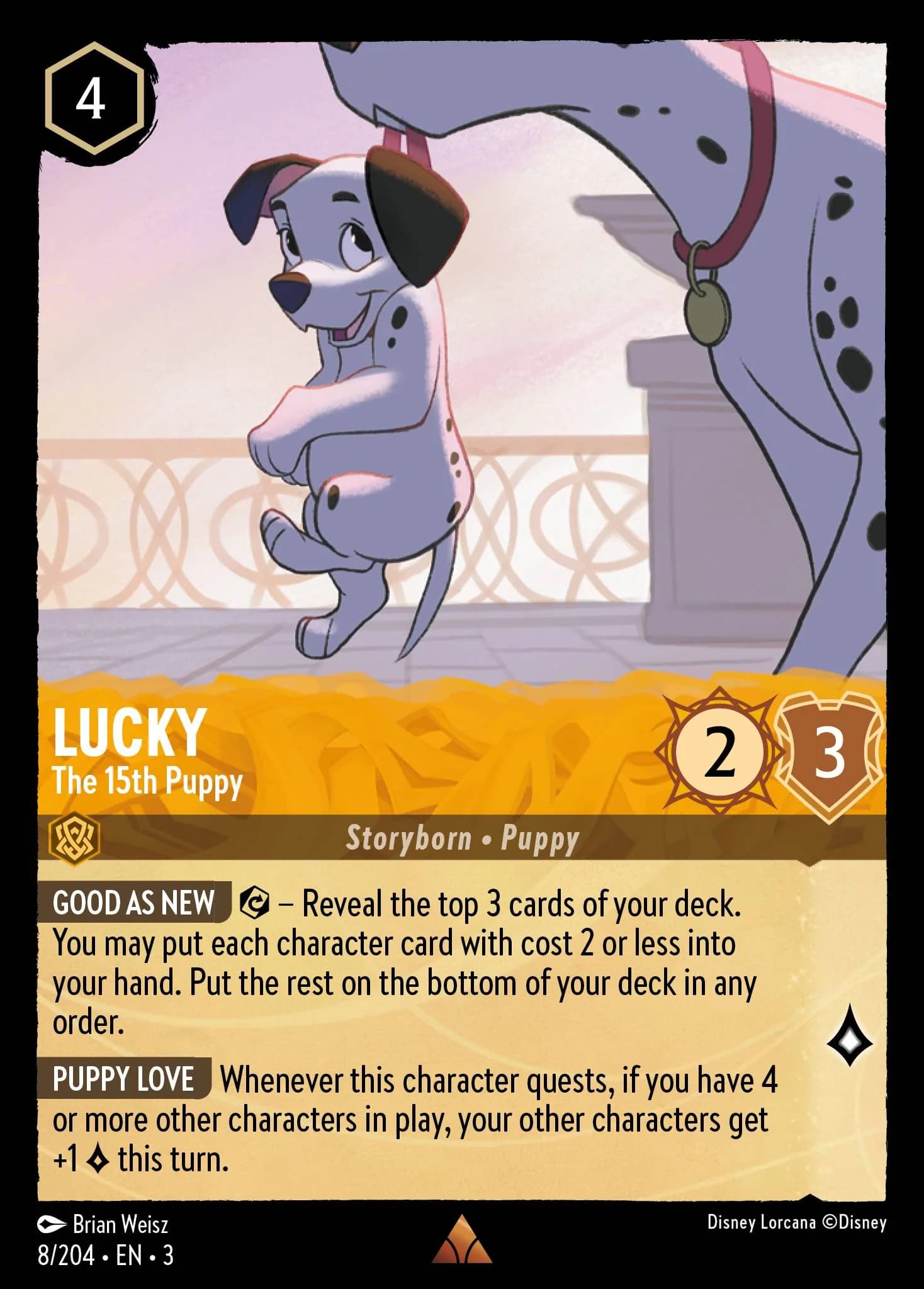 Lucky - The 15th Puppy 8/204 from Into the Inklands