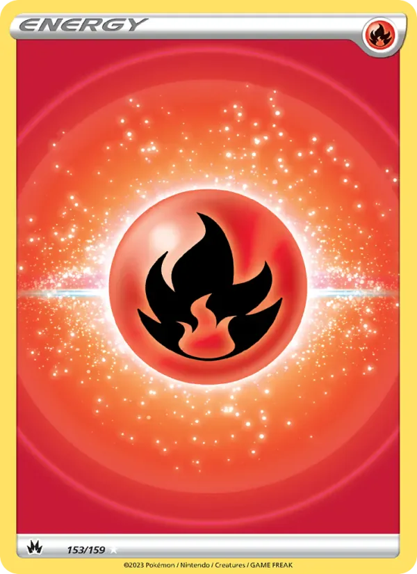 Fire Energy 153/159 from Crown Zenith