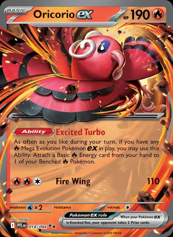 Oricorio ex 018/94 from Phantasmal Flames