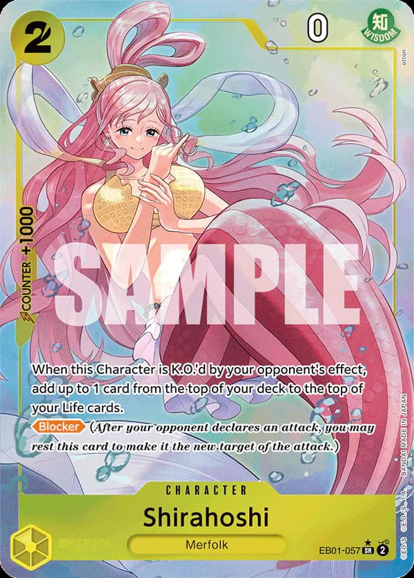 Shirahoshi EB01-057 Official alternate printing 1
