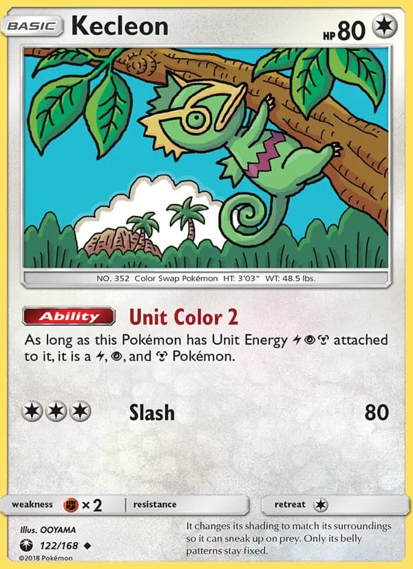 Kecleon 122/168 from Celestial Storm