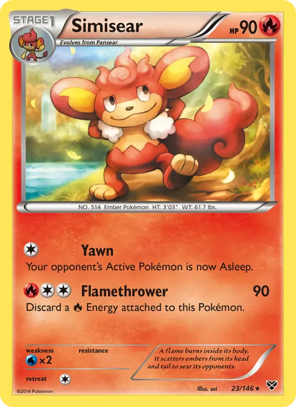 Simisear 23/146 from XY Base Set