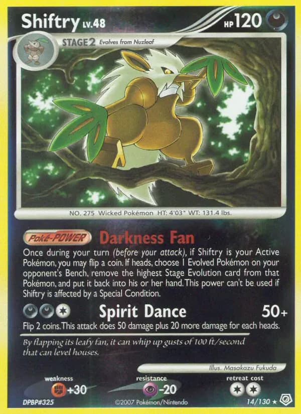 Shiftry 14/130 from Diamond & Pearl