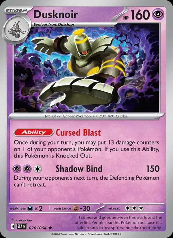 Dusknoir 020/64 from Shrouded Fable
