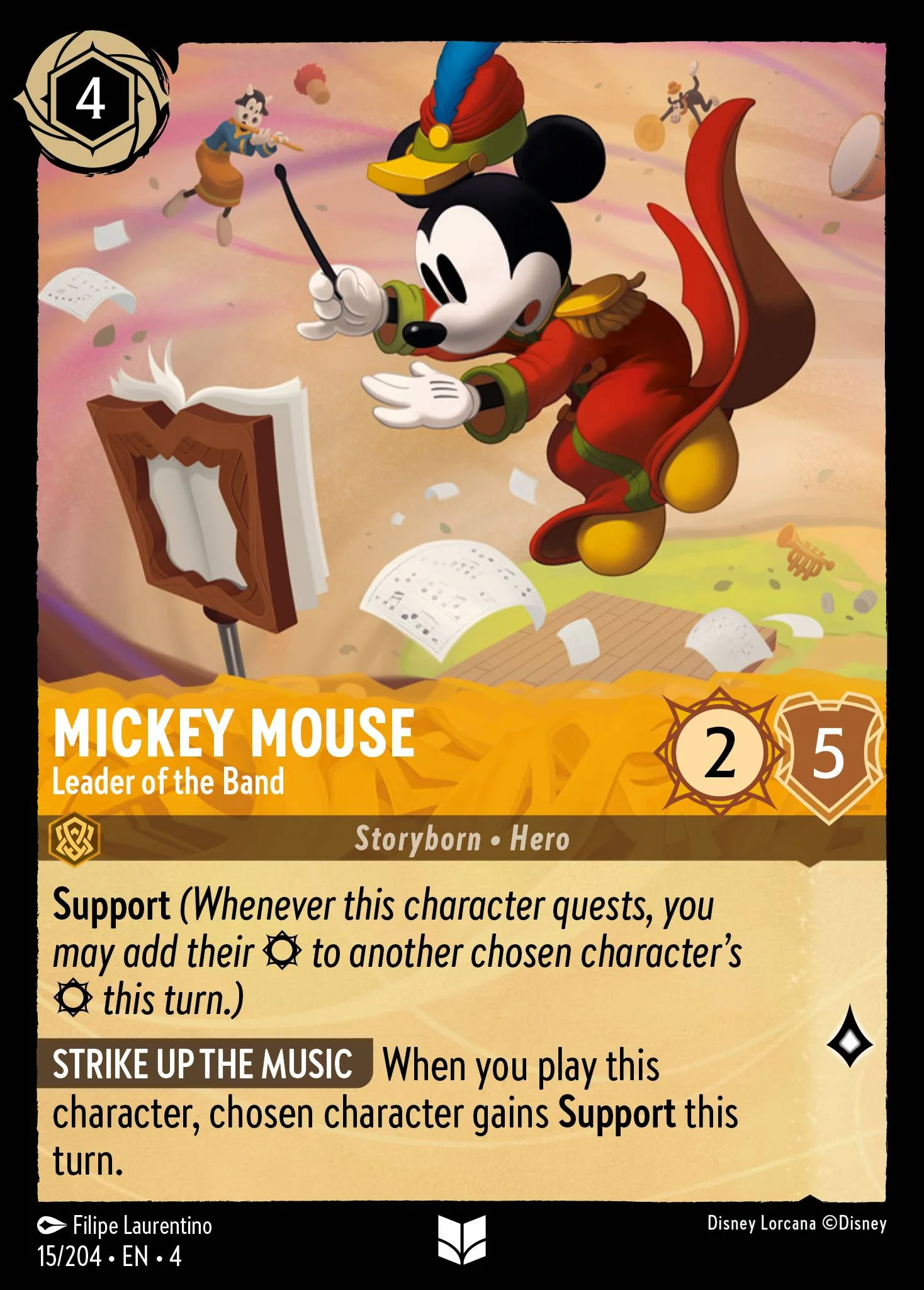 Mickey Mouse - Leader of the Band 15/204 from Ursula's Return