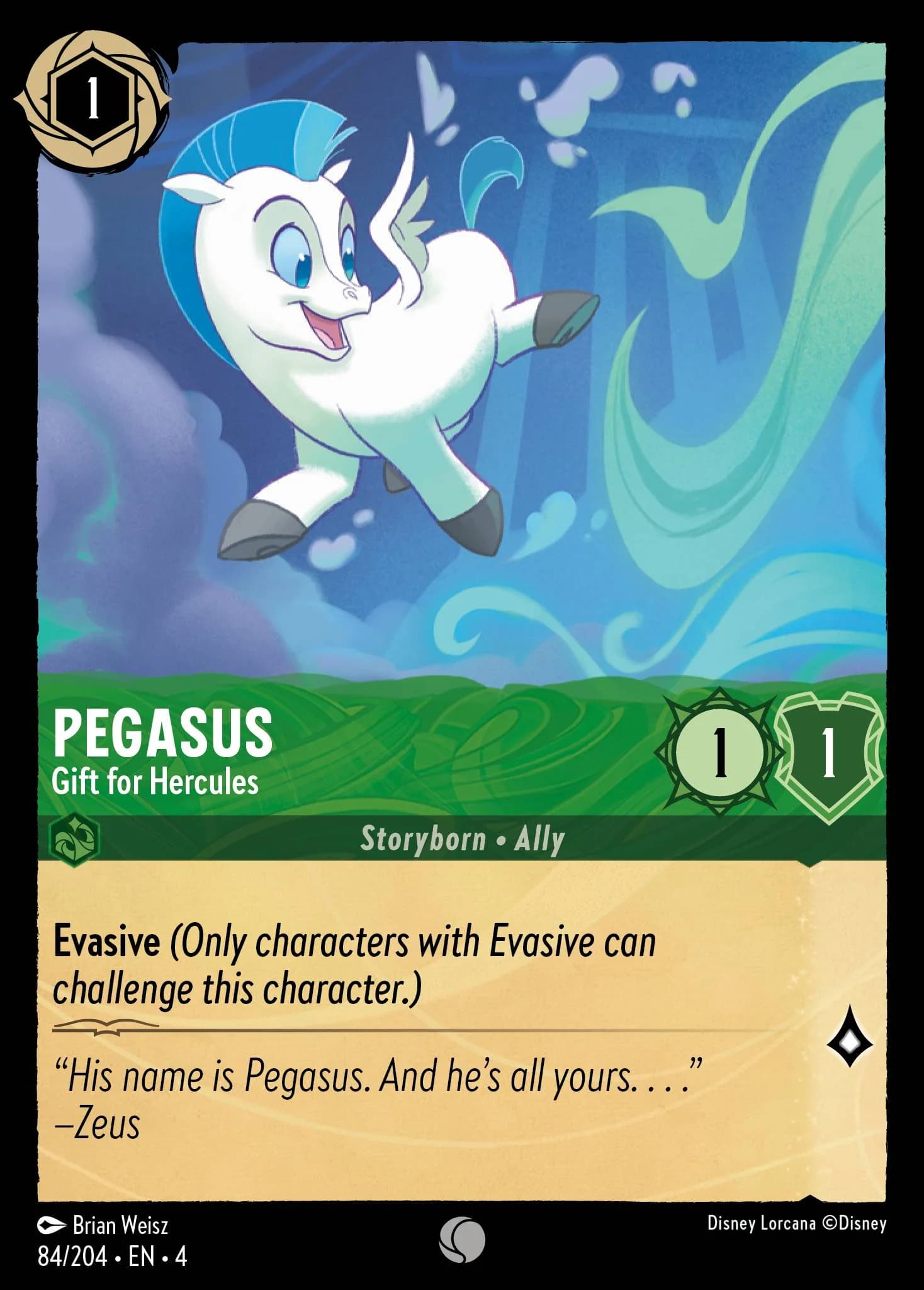 Pegasus - Gift for Hercules 84/204 from Ursula's Return