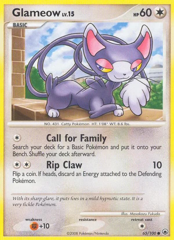 Glameow 65/100 from Majestic Dawn
